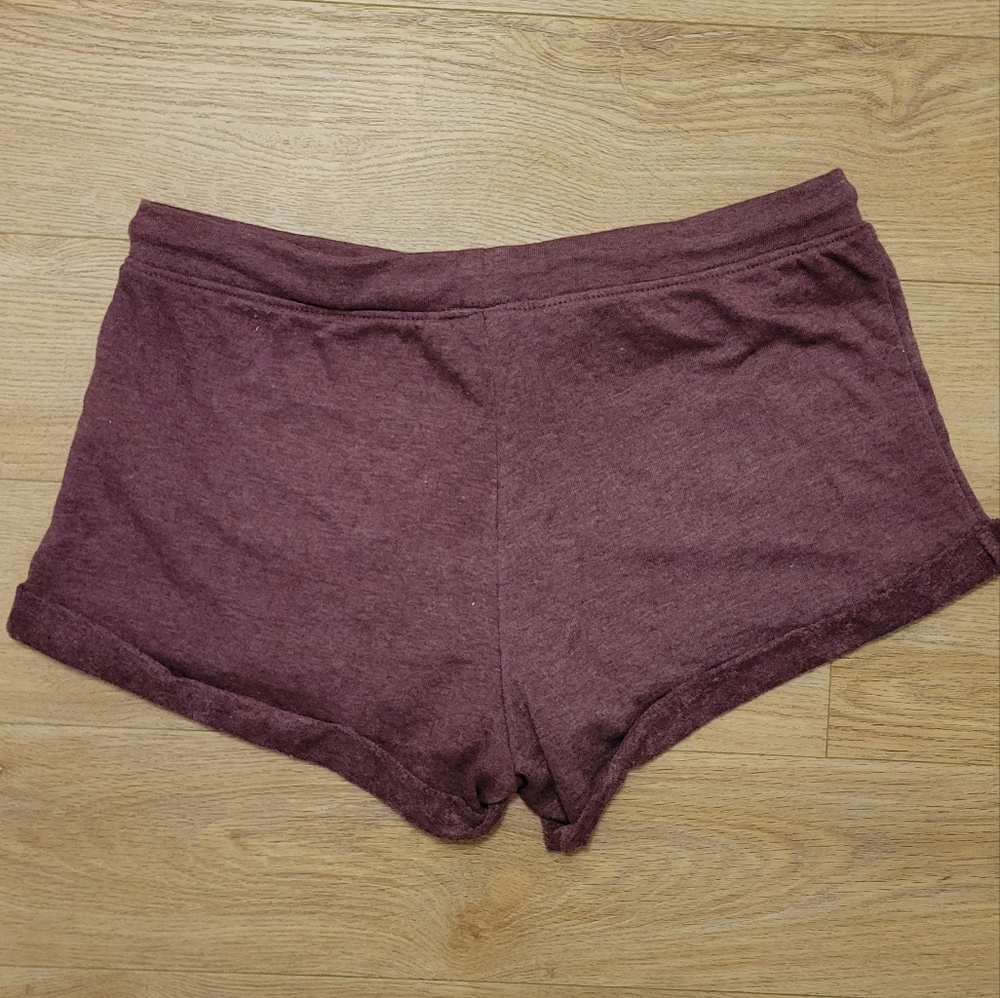 Purple Drawstring Shorts - Picture 2 of 2